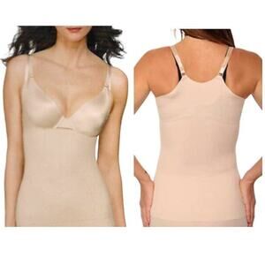 WACOAL iPant Beige Cupless Torsette Style Camisole 802171 ~ Women's Size 8 XL